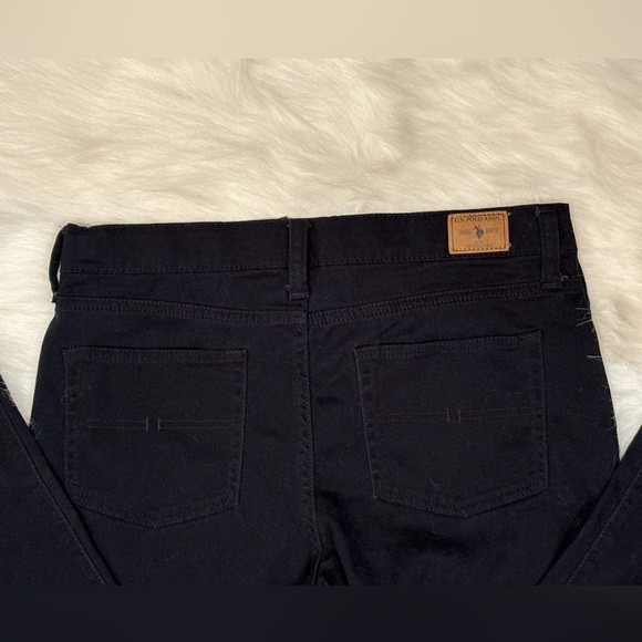 US Polo Association black jeans, kids size 18, like new. - Picture 4 of 5